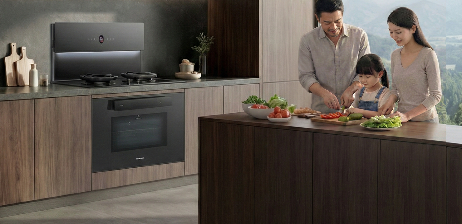 新一代集成烹饪中心<br>把空间还给生活