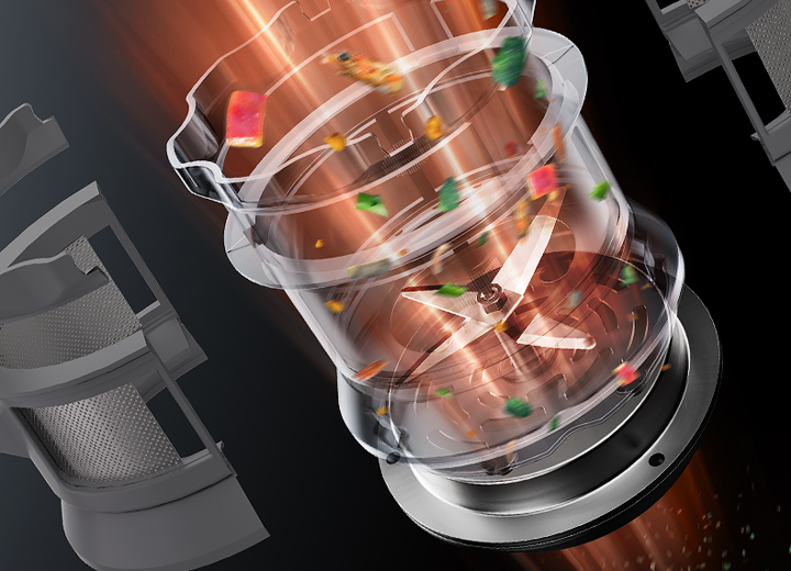 金刚塔式碎渣系统<BR>毫米级碎渣性能