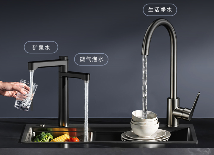 全厨饮用净化<BR>全厨双水龙头净化<BR>  一站式守护用水健康