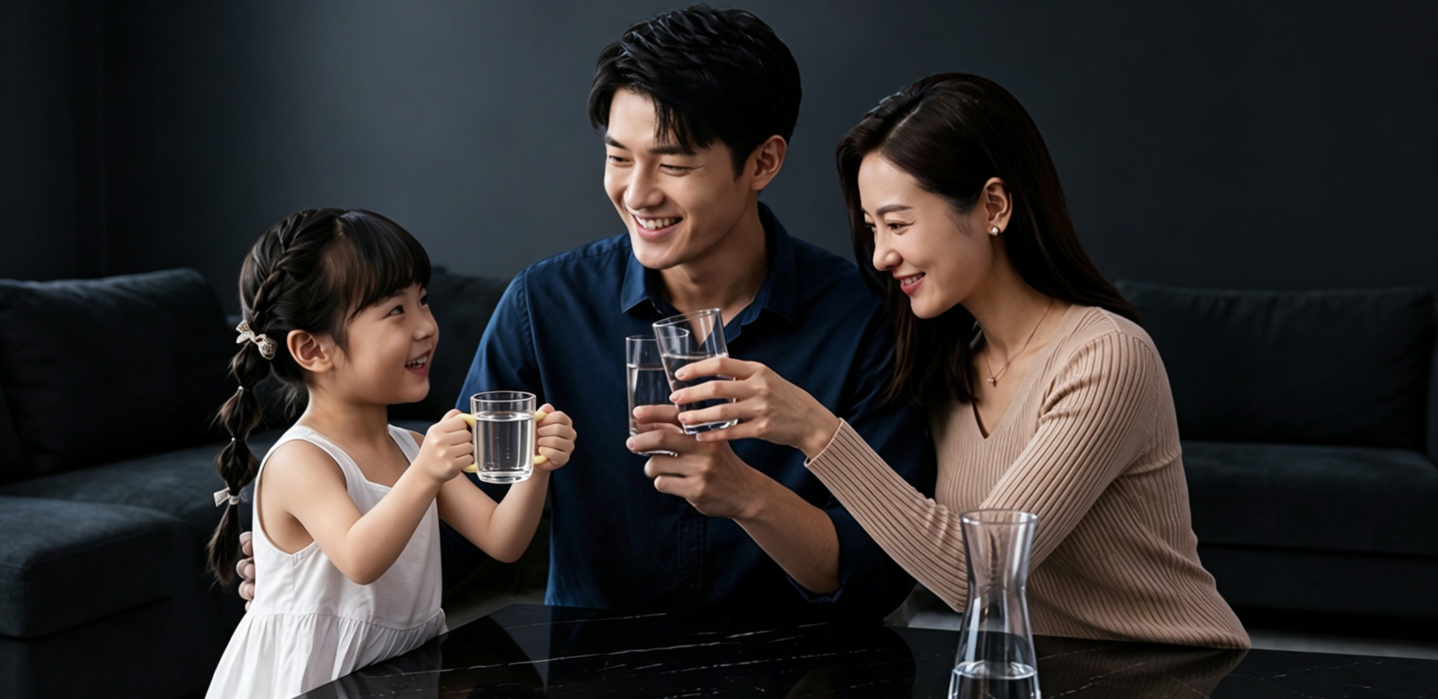 把好水喝进肚子里<BR>就是给家人最长情的告白